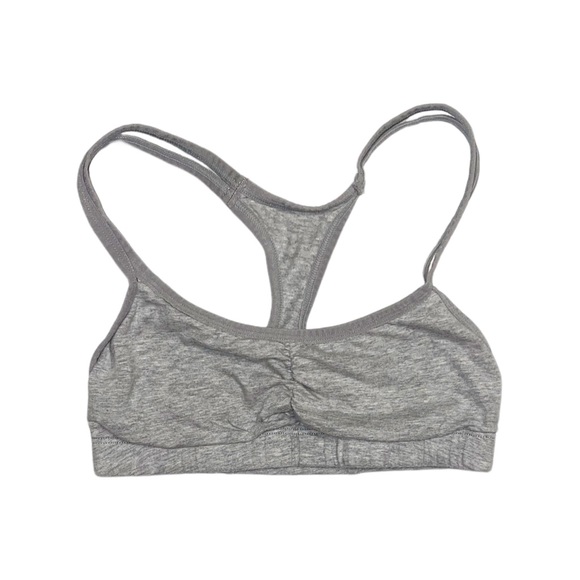 FRUIT OF THE LOOM Girl's Grey Racerback Sports Bra - Picture 1 of 5